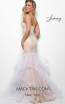 Jasz Couture 7083 Ivory Nude Back Dress