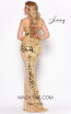Jasz Couture 7084 Gold Back Dress