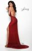 Jasz Couture 7086 Red Back Dress