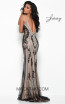 Jasz Couture 7090 Black Nude Back Dress