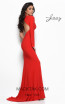 Jasz Couture 7092 Red Back Dress