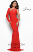 Jasz Couture 7092 Red Front Dress