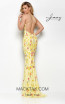 Jasz Couture 7096 Yellow Multi Back Dress