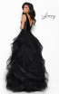 Jasz Couture 7106 Black Back Dress