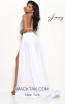 Jasz Couture 7112 White Back Dress