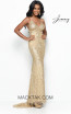Jasz Couture 7113 Gold Front Dress