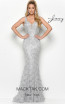 Jasz Couture 7122 Silver Front Dress