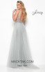 Jasz Couture 7123 Silver Back Dress