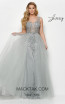 Jasz Couture 7123 Silver Front Dress