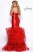 Jasz Couture 7127 Red Back Dress