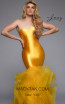Jasz Couture 7127 Yellow Front Dress