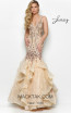 Jasz Couture 7130 Champagne Front Dress