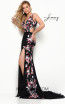 Jasz Couture 7138 Black Front Dress