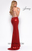 Jasz Couture 7147 Red Back Dress