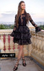 Jessica Angel 187 Black Front Dress