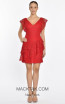 Jeanne Red Front Dress
