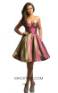 Johnathan Kayne 9201 Fuchsia Gold Front Dress
