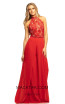 Johnathan Kayne 9205 Red Front Dress