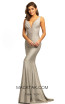 Johnathan Kayne 9213 Silver Front Dress