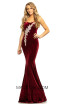 Johnathan Kayne 9223 Crimson Front Dress