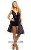 Johnathan Kayne 9225 Midnight Black Front Dress