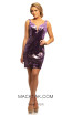 Johnathan Kayne 9228 Purple Front Dress