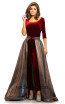 Johnathan Kayne 9229 Crimson Front Dress