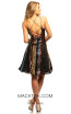 Johnathan Kayne 9230 Black Multi Back Dress