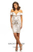 Johnathan Kayne 9231 White Gold Front Dress