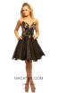 Johnathan Kayne 9232 Black Gold Front Dress