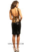 Johnathan Kayne 9238 Black Gold Back Dress