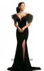 Johnathan Kayne 9249 Black Front Dress