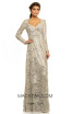 Johnathan Kayne 9250 Silver Front Dress