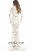 Johnathan Kayne 6113 Ivory Nude Back Dress