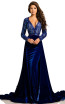 Johnathan Kayne 8013 Royal Front Dress