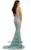 Johnathan Kayne 8031 Teal Back Dress