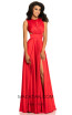 Johnathan Kayne 8072 Hot Red Front Dress