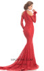 Johnathan Kayne 8219 Red Back Dress