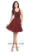 Johnathan Kayne 8223 Red Front Dress