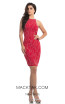 Johnathan Kayne 8244 Red Front Dress