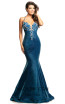Johnathan Kayne 2007 Blueberry Front Dress