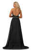 Johnathan Kayne 2010 Black Silver Back Dress