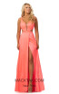 Johnathan Kayne 2012 Hot Coral Front Dress