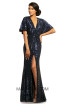 Johnathan Kayne 2015 Navy Front Dress