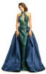 Johnathan Kayne 2016 Navy Multi Front Dress