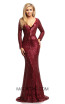 Johnathan Kayne 2020 Crimson Front Dress