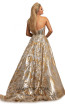 Johnathan Kayne 2025 Gold Silver Back Dress