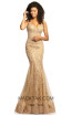 Johnathan Kayne 2032 Gold Front Dress