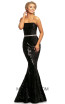 Johnathan Kayne 2033 Black Front Dress