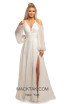 Johnathan Kayne 2038 White Front Dress